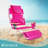 Ostrich Deluxe Padded Lightweight Portable Adjustable Outdoor Reclining Folding Chair with Footrest-1645790339