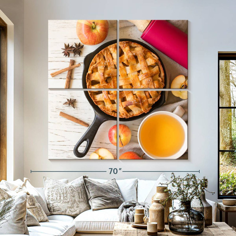 Apple Pie, 57" H x 57" W