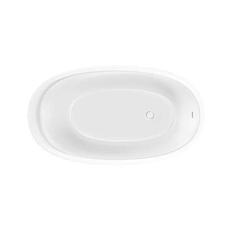 Acquabella Elko Soaker Tub, Gloss White