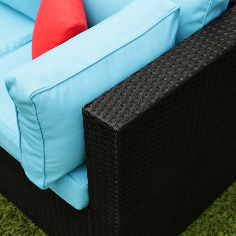 Pe Outdoor Lounge - Fabrication, coussins hydrofuges, arrangement réversible, sièges de jardin à coussins à dossier coulissant, coussins toutes saisons, coussins