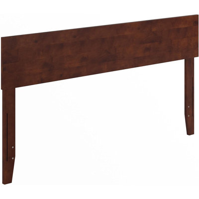 Modern Walnut Queen Headboard – Solid Wood Construction, Contemporary Style