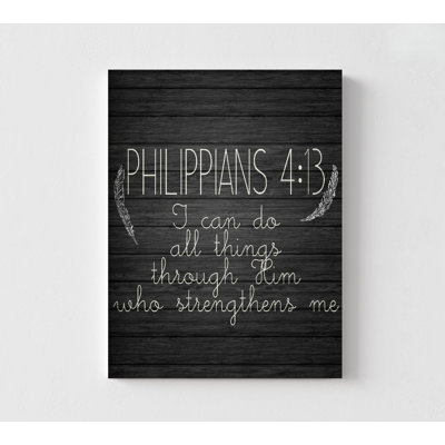 I Can Do All Things Print, Philippians 4:13 Verse Wall Art, Framed Christian Print, Bible Verse Wall Decor, Framed Christian Decor