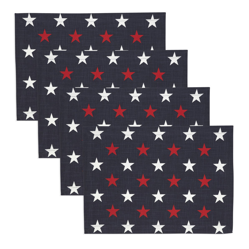 Napperon Callahan Patriotic Stars, linge de table Americana