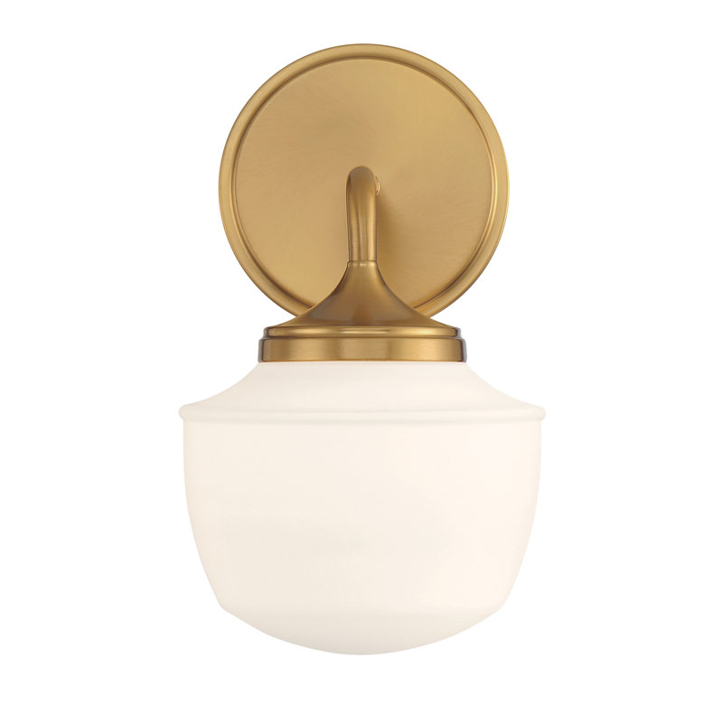 Ebern Designs Rethman - 1 Light Bath Vanity In Noble, Antique Brass