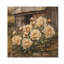 Pivoines par le vieux poulailler I - décoration murale en bois de pivoines - sur bois de pin naturel-62034078