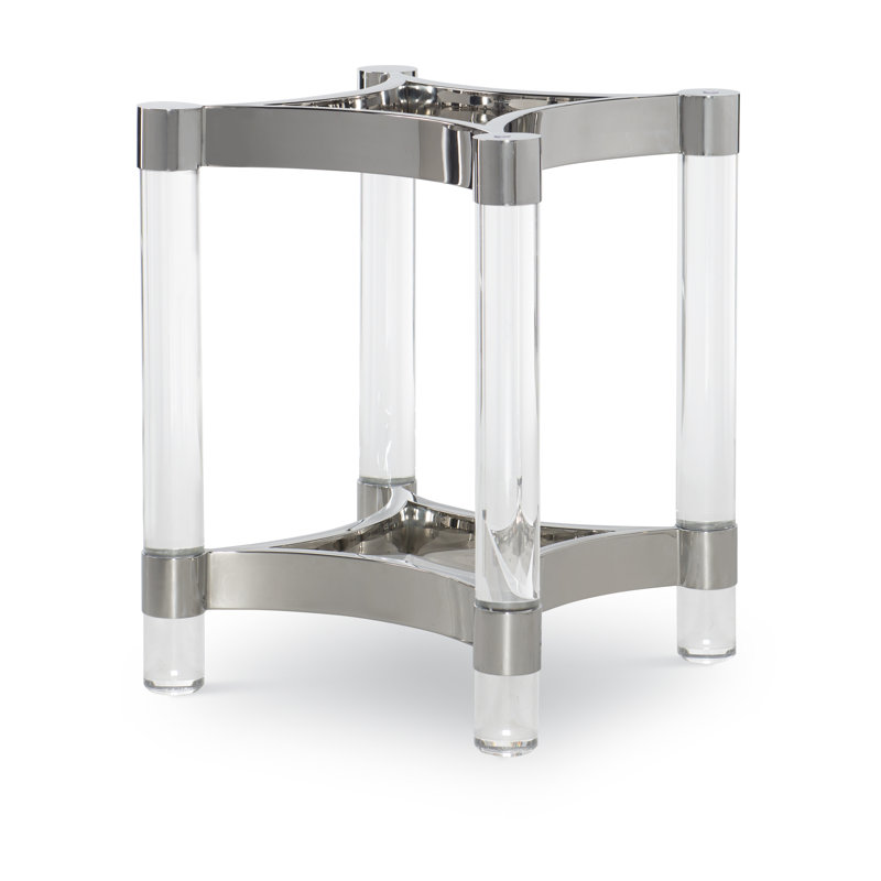Table Base, Polished Stainless Steel