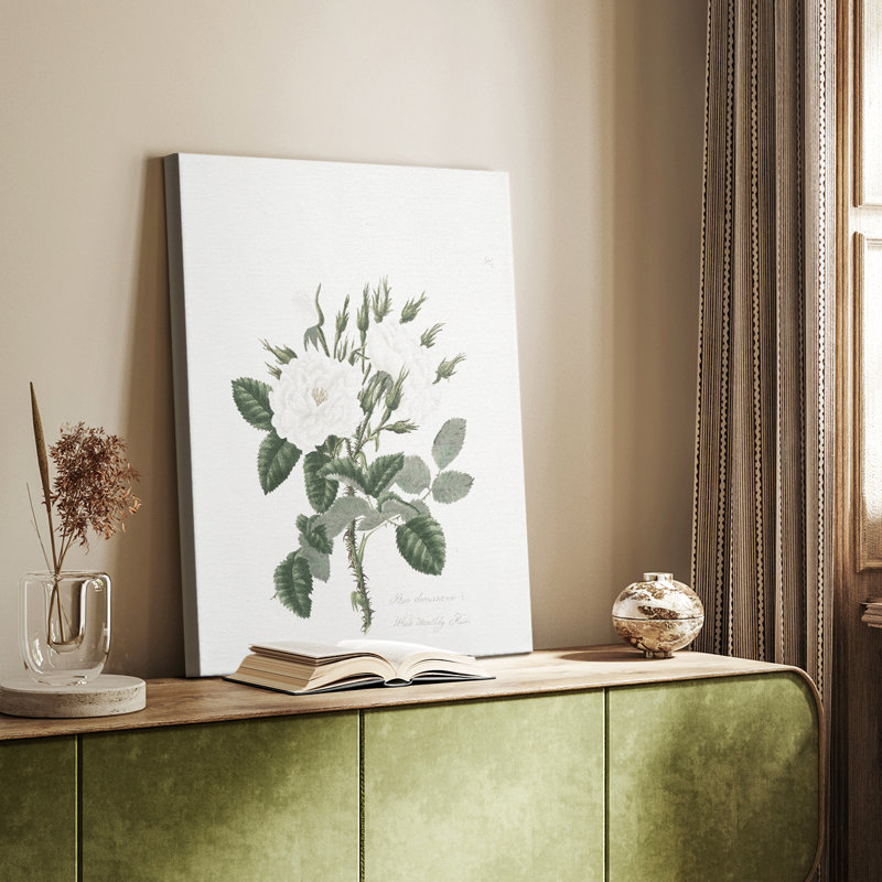 Imprimé floral rétro CCXX - galerie sur mesure, H 60 po x l 40 po