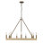 Zeno 9-Light Dimmable Steel Round Chandelier 