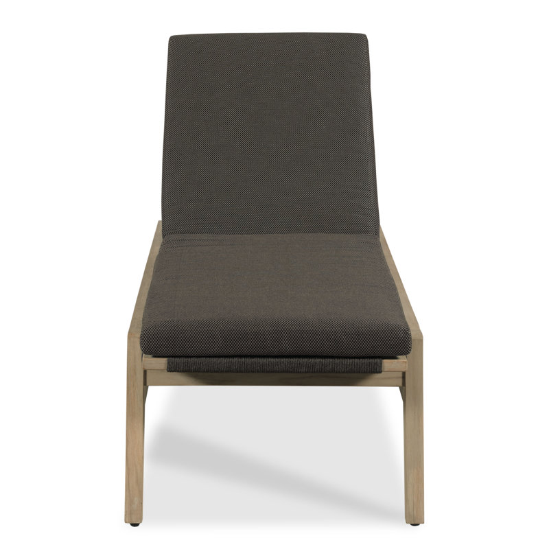 Bellevue Outdoor Teak Chaise Lounge