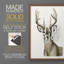 Impression encadrée Handsome Whitetail I-Premium - prête à être accrochée - aucun clou requis - aucun clou requis-1553893264-1553893269