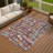 Machine Washable Indoor/Outdoor Chantille ACN2377 Stripes Rug-1834573067