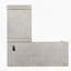 Bureau d'ordinateur transitionnel blanc antique, port USB avec plateau relevable et tiroir en queue d'aronde