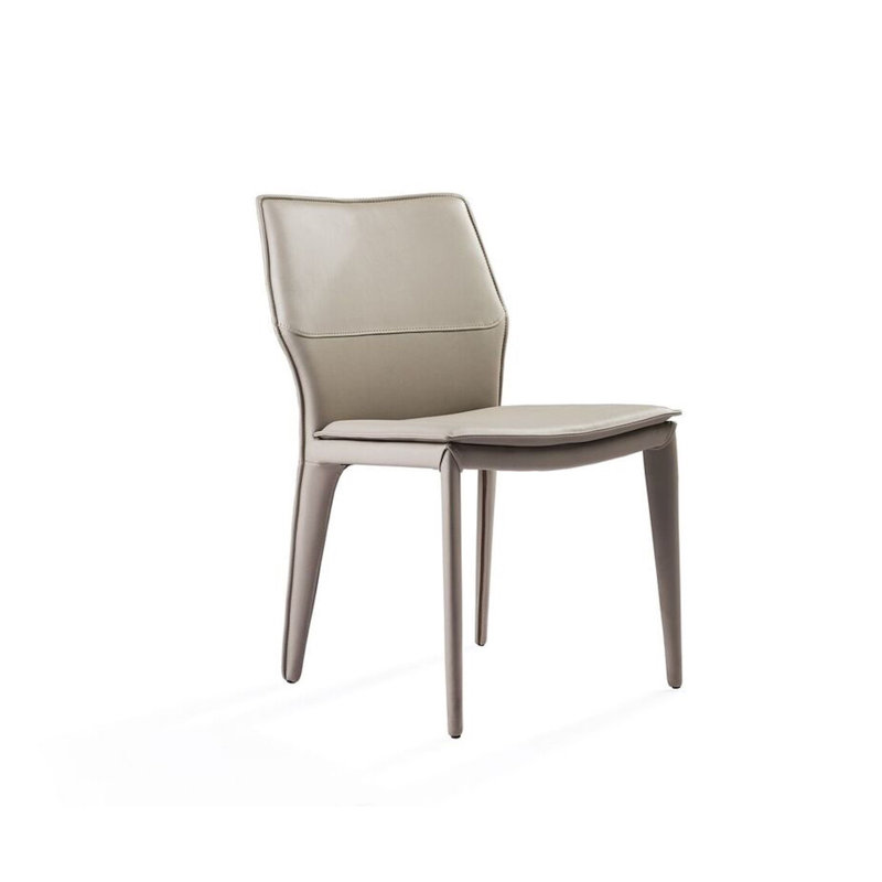Jahmar 17'' H Upholstered Side Chair, Light Gray, 1