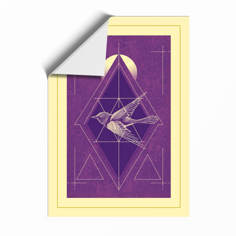 Crystalline Flight Art Deco - Print, Unframed, A2 - 59.4 x 42.0 cm
