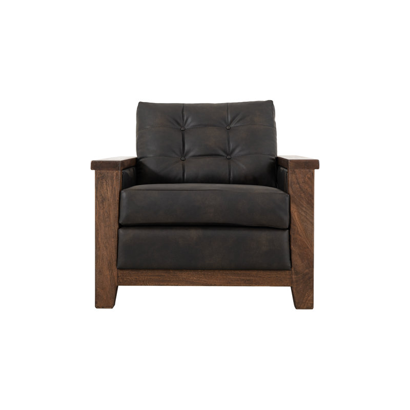 Structure et base en bois, fauteuil