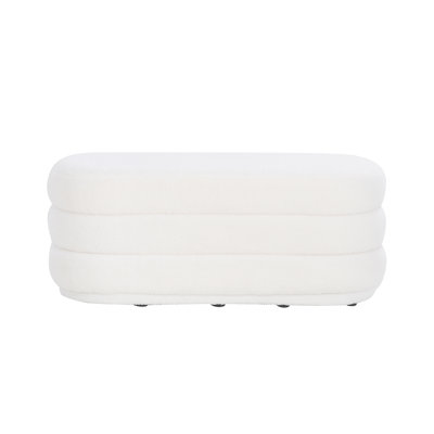 Xante Sherpa Upholstered Ottoman