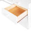 Lit mezzanine double en blanc avec tablettes et bureau - idéal pour les petits espaces. Fabrication en bois de pin massif robuste. Assemblage requis.-928363066