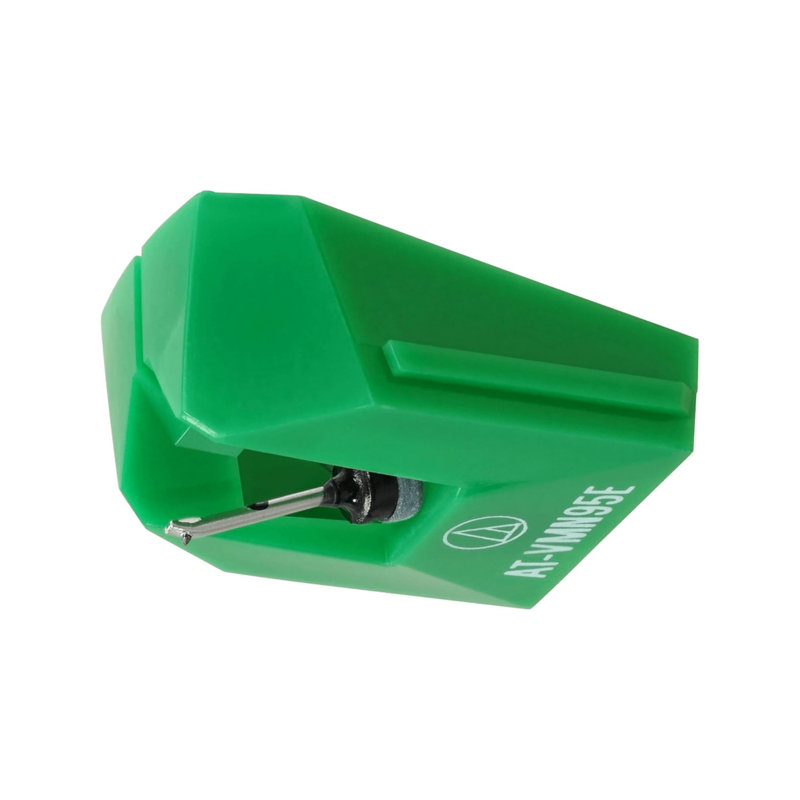 Audio Technica AT-VMN95E Elliptical Stylus for use with Cartridge AT-VM95E (Green)