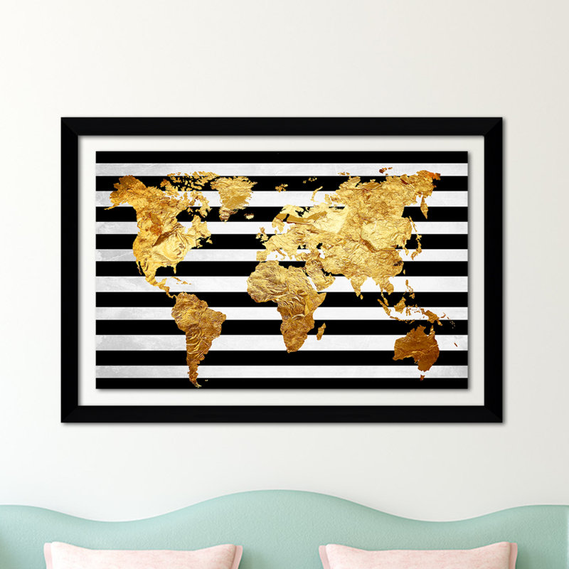 «Solid Gold 2», impression, H 27,5 po x l 39,5 po, Encadré acrylique, Tapis transparent
