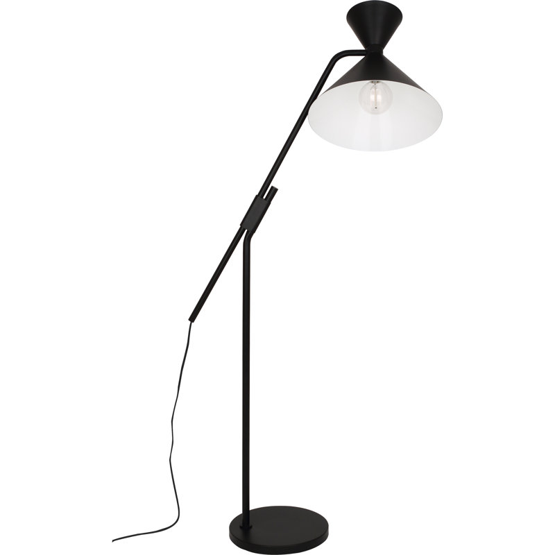 Cinch 63'' Matte Black Painted Task Floor Lamp