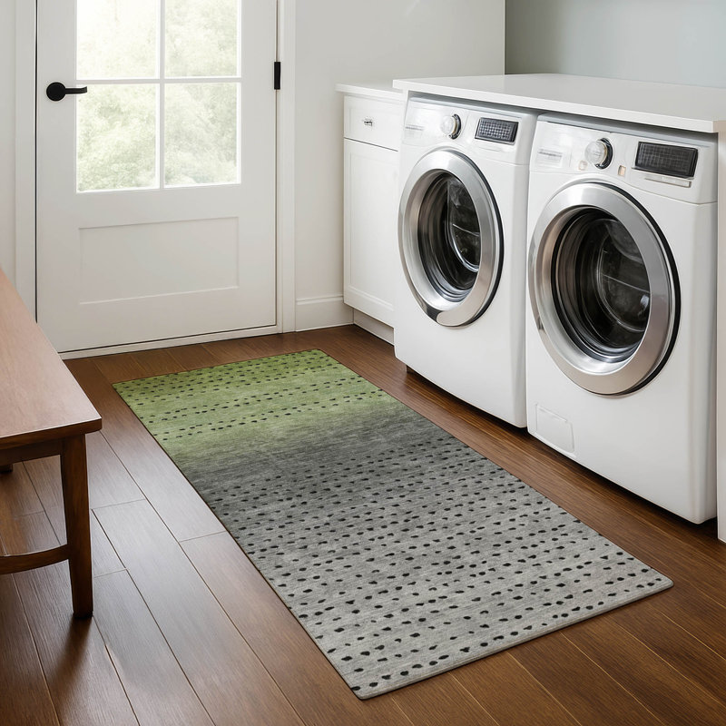 Premium Machine Washable Ansley Abstract Rug, Runner 2'3" x 7'6"