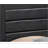 Sleek Transitional Black Storage Bed