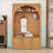 Wooden Hall Tree with 4 Hooks, Bench and Shelves-129238789