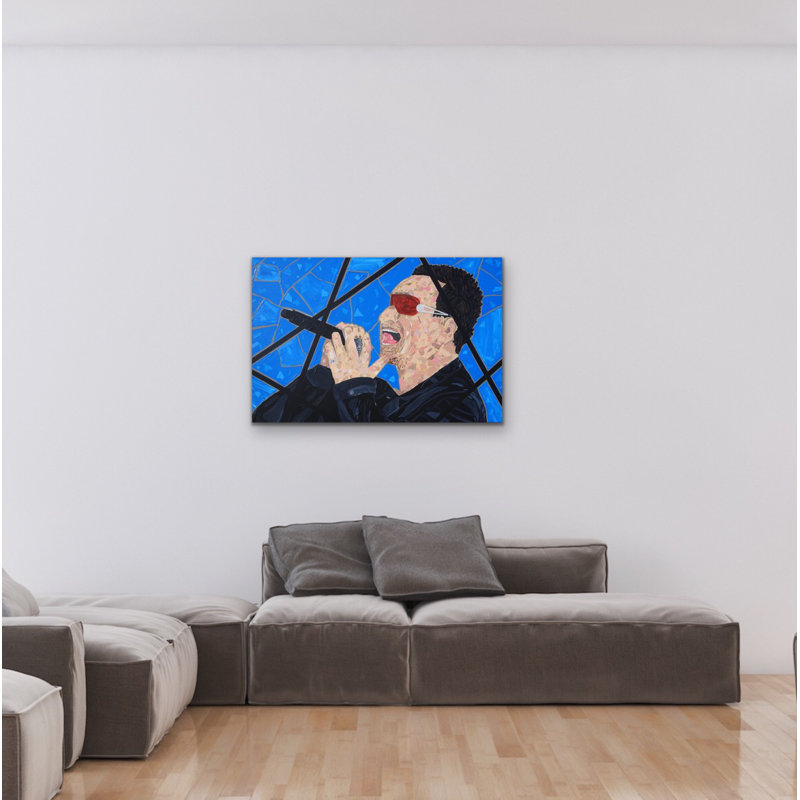 Bono Painting by Eddie Bruckner
