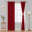 Bix Solid Blackout Thermal Grommet Curtain Panels-581387675-581387672