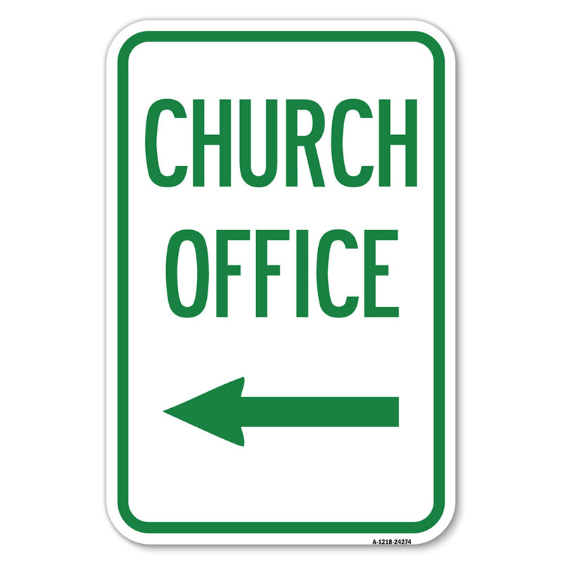 Bureau de l'église / 24274, H 18 po x l 12 po x P 1 po