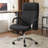 Ergonomic High - Back Rotating Leather Office Chair-123313485