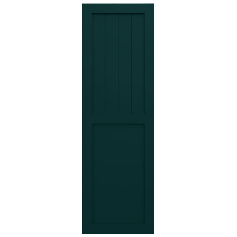 Volets combinés EnduraCore, 15"W, Vert thermique, H 55 po