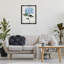 "Blue Hydrangea Stem", art mural Val Val-698582829-698582828