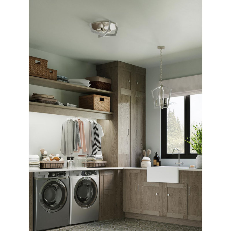 Flush Mount, Brushed Nickel