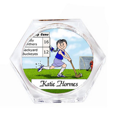 Player Great for Field Hockey Coaster