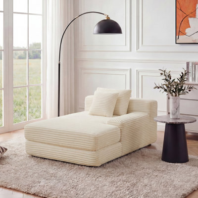 Eliam 42.5”Right Upholstered Chaise Lounge