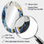 Gold Constructing Blue Realms I - Modern Oval Wall Mirror-113803454
