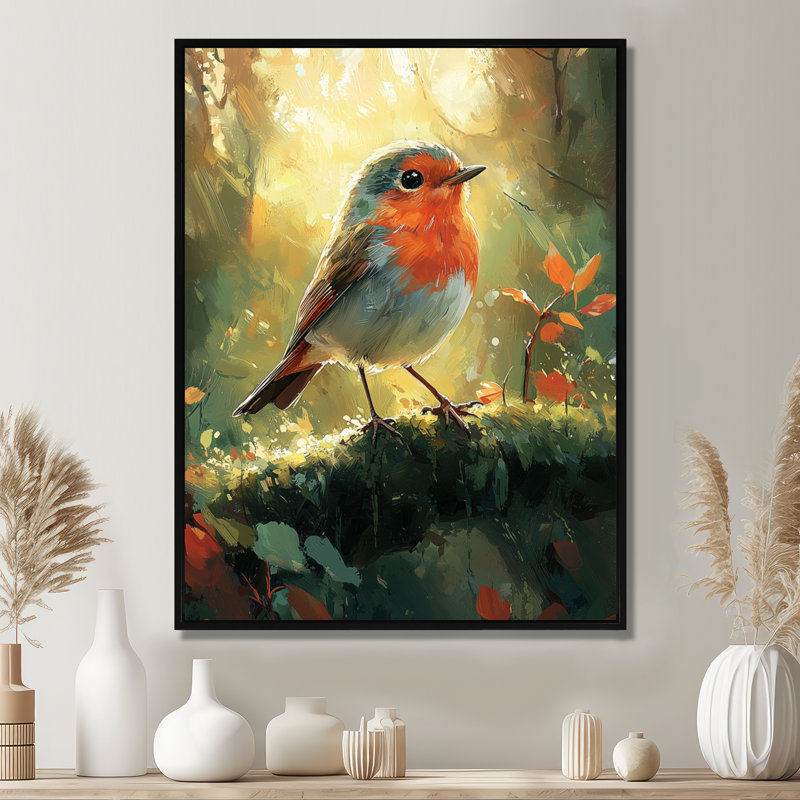 Ikin - Animals Wall Art, Noir, Impression encadrée flottante, H 20 po x l 12 po