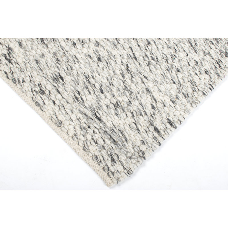 Jovan Solid Colour Hand Woven Area Rug, Rectangle 200 x 290cm