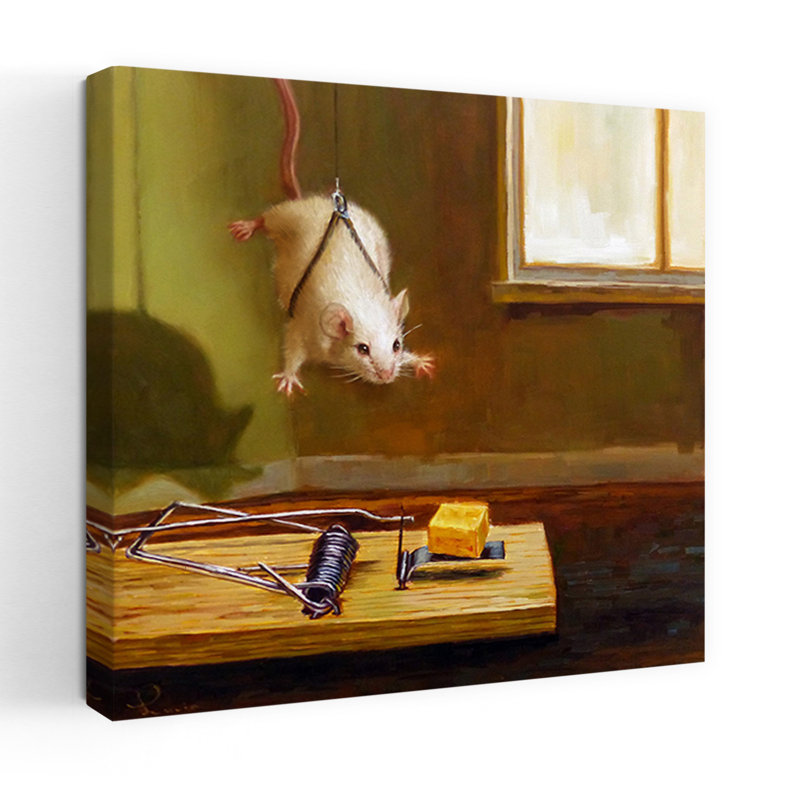 Mission impossible, art contemporain abstrait, H 18 po x l 18 po