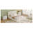 Queen Size Off-White Sherpa Upholstered Cloud Bed Surround, Plush Frameless Bed Cushion (No Inner Frame Included)