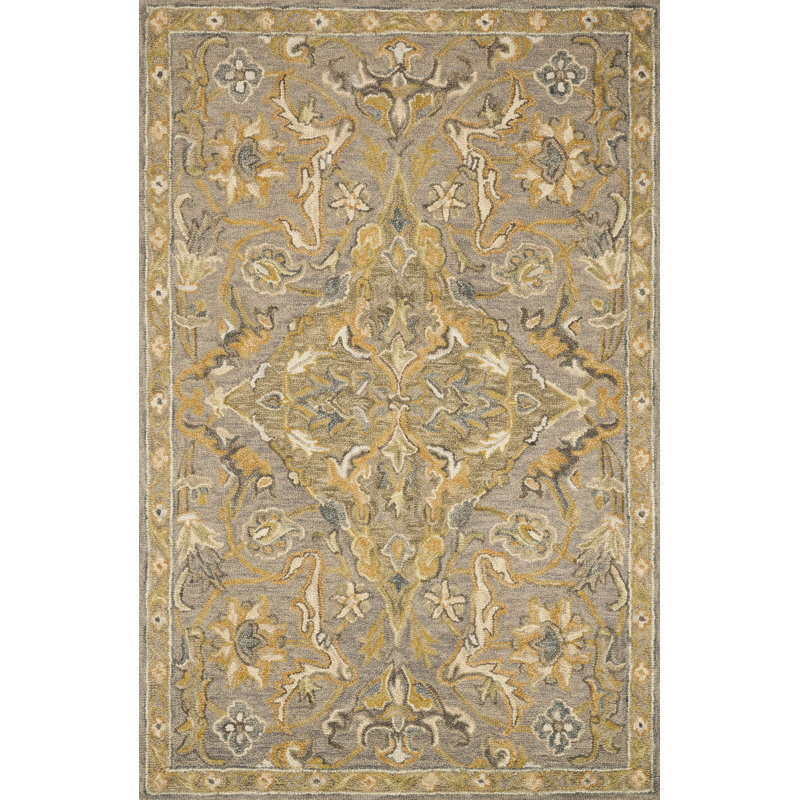 Asan Hand Hooked Wool Oriental Indoor Rug, Rectangle 2'3" x 3'9"