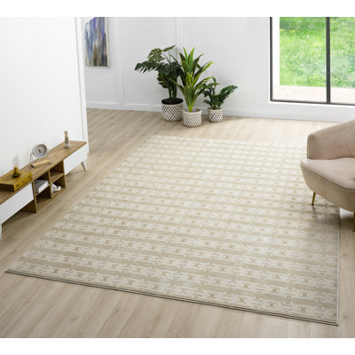 Tapis à motif géométrique abstrait Ksamil Collection