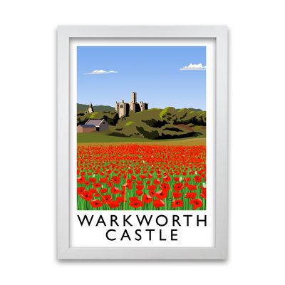 Warkworth Castle 1 Piece Single Picture Frame Wall Art
