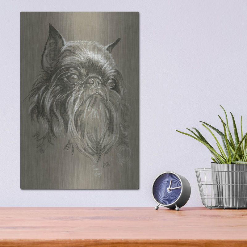 «Brussels Griffon 2» par Barbara Keith, H 16 po x l 12 po