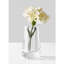 Vase de table en cristal conique à facettes Mcgarry
