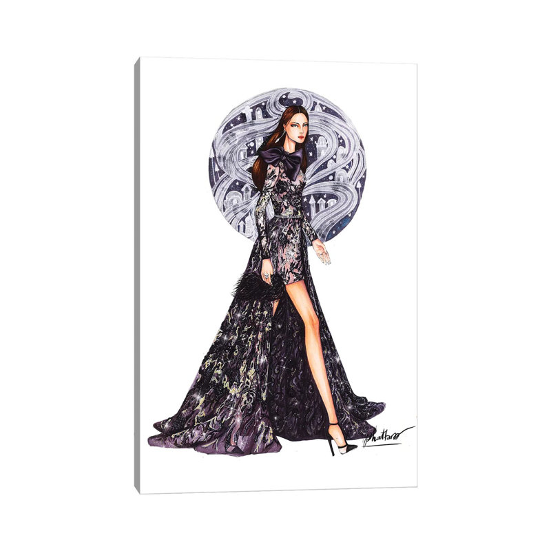 Elie Saab Haute Couture 2018, H 12 po x l 8 po x P 0,75 po