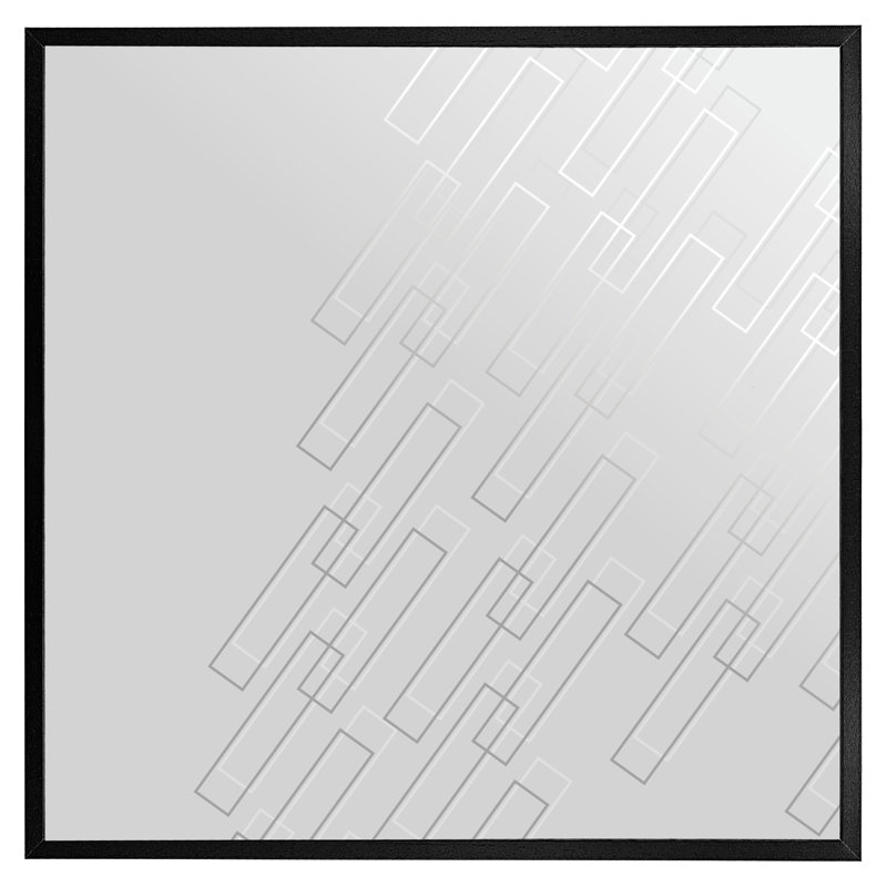 Single Picture Frame Print, Black, 76cm H x 76cm W