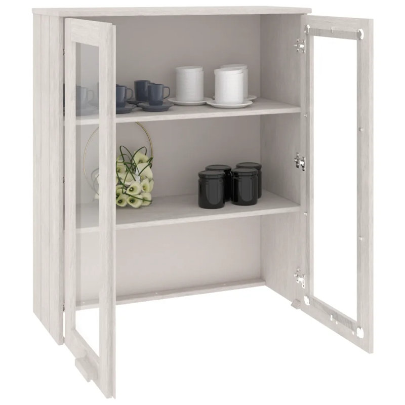 Guilian 85cm Solid Wood Sideboard, White