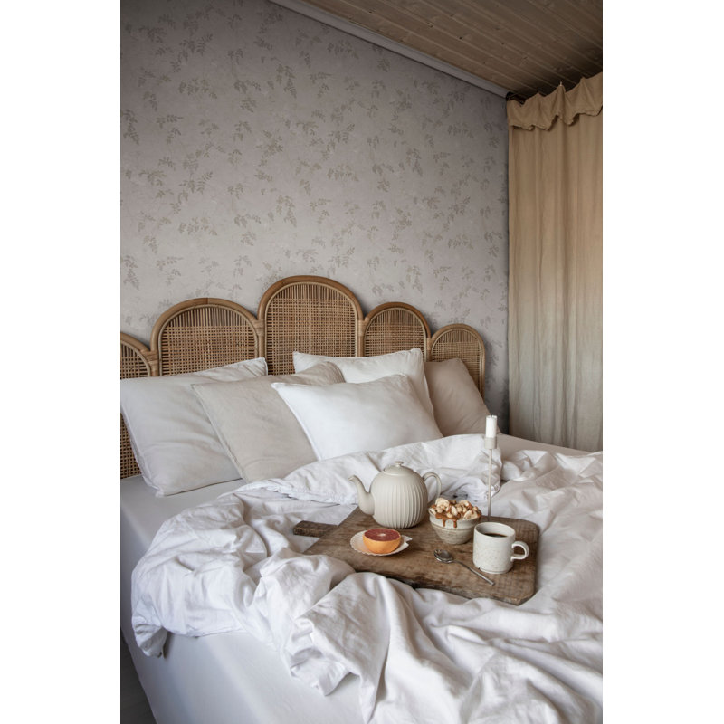 Jordnara Floral Wallpaper Roll, Sandstone